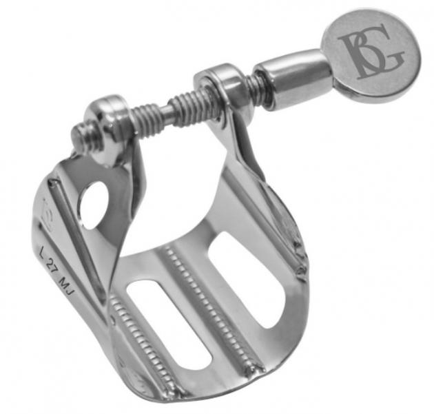 ♪『法國BG L27MJ 中音/次中音 金屬吹嘴適用 鍍銀束圈』♫(中音ALTO)